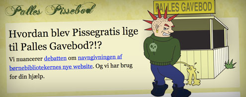 Forsiden på Palles Pissebod