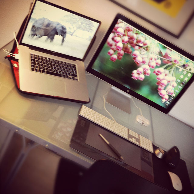 skrivebord Mit skrivebord