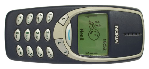 Nokia 3310 Blå Nokia 3310 telefon